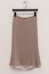 SWAYING 25 Early Autumn Double-layer Splicing Skirt SW-SW25PF3B05C2-HL Gray Green